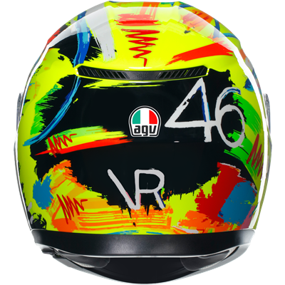 AGV K3 Rossi Winter Test 2019 ECE 22.06 Full Face Helmet Replica