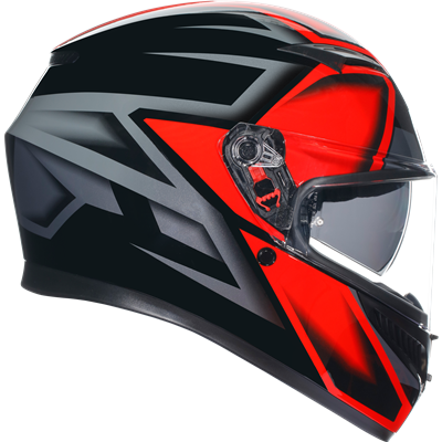 AGV K3 Compound ECE 22.06 Full Face Helmet Black / Red