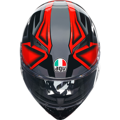 AGV K3 Compound ECE 22.06 Full Face Helmet Black / Red