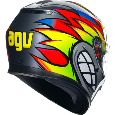 AGV K3 Birdy 2.0 ECE 22.06 Full Face Helmet Grey / Yellow / Red