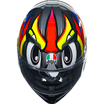 AGV K3 Birdy 2.0 ECE 22.06 Full Face Helmet Grey / Yellow / Red