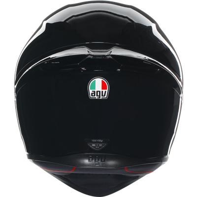 AGV K1-S Solid Full Face Helmet Black  - FREE UK Shipping, FREE 365 Day Returns | Moto Central