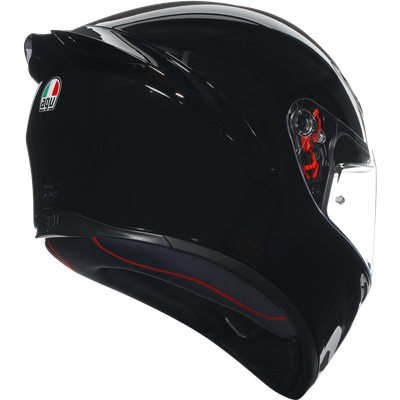 AGV K1-S Solid Full Face Helmet Black  - FREE UK Shipping, FREE 365 Day Returns | Moto Central