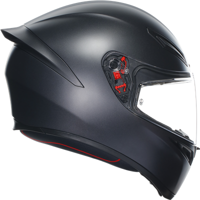 AGV K1-S Solid Full Face Helmet Matt Black  - FREE UK Shipping, FREE 365 Day Returns | Moto Central