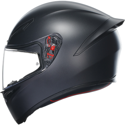 AGV K1-S Solid Full Face Helmet Matt Black  - FREE UK Shipping, FREE 365 Day Returns | Moto Central