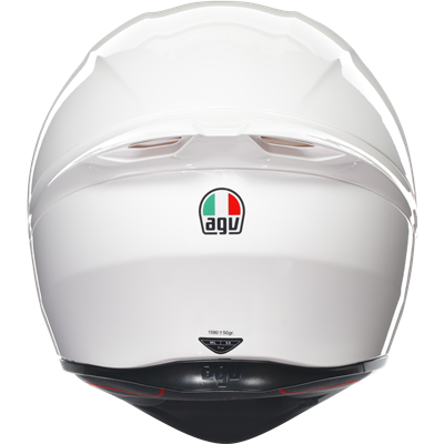 AGV K1-S Solid Full Face Helmet White - FREE UK Shipping, FREE 365 Day Returns | Moto Central