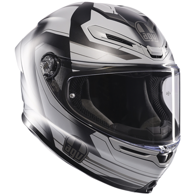 AGV K6-S Ultrasonic Full Face Helmet Matt Black / Grey - FREE UK Shipping, FREE 365 Day Returns | Moto Central