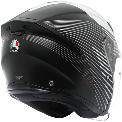 AGV K5 Jet Evo Solid Open Face Helmet Nardo Grey - FREE UK Shipping, FREE 365 Day Returns | Moto Central