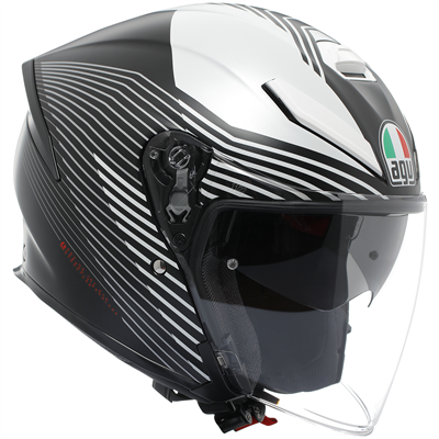 AGV K5 Jet Evo Solid Open Face Helmet Nardo Grey