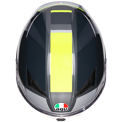 AGV K3 ECE 22.06 Shade Full Face Helmet Grey / Fluo Yellow