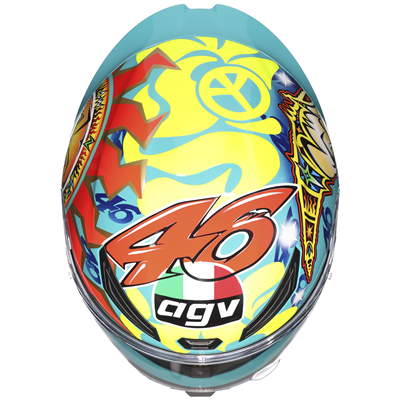 AGV K1-S Rossi Mugello 1999 Full Face Helmet Replica  - FREE UK Shipping, FREE 365 Day Returns | Moto Central