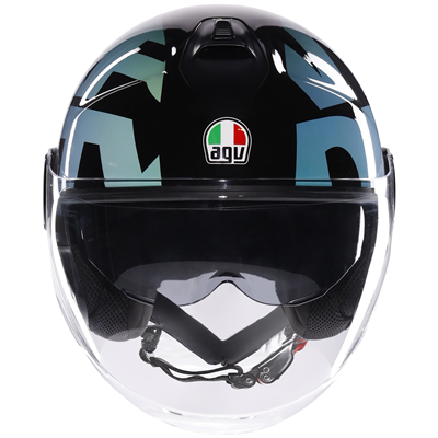 AGV Eteres Lido 46 Open Face Helmet Replica  - FREE UK Shipping, FREE 365 Day Returns | Moto Central