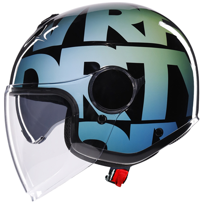 AGV Eteres Lido 46 Open Face Helmet Replica  - FREE UK Shipping, FREE 365 Day Returns | Moto Central