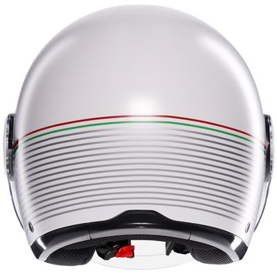 AGV Eteres Capoliveri Open Face Helmet Matt White / Italy - FREE UK Shipping, FREE 365 Day Returns | Moto Central