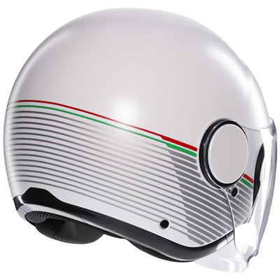 AGV Eteres Capoliveri Open Face Helmet Matt White / Italy  - FREE UK Shipping, FREE 365 Day Returns | Moto Central