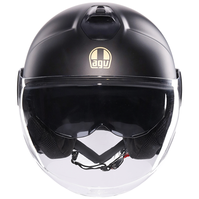 AGV Eteres Ponza Open Face Helmet Black / Bronze  - FREE UK Shipping, FREE 365 Day Returns | Moto Central