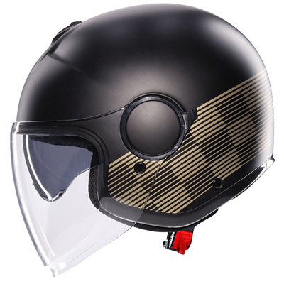 AGV Eteres Ponza Open Face Helmet Black / Bronze  - FREE UK Shipping, FREE 365 Day Returns | Moto Central