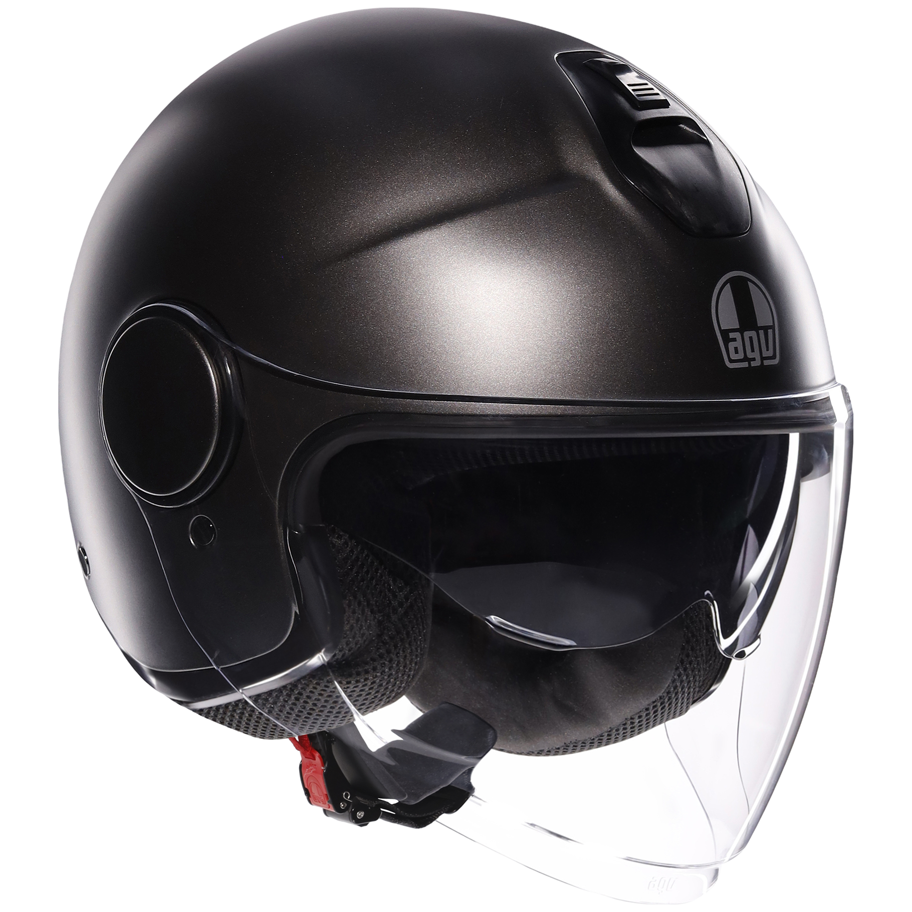 AGV Eteres Solid Open Face Helmet Asfalto Grey