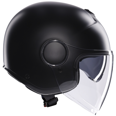 AGV Eteres Solid Open Face Helmet Matt Black  - FREE UK Shipping, FREE 365 Day Returns | Moto Central