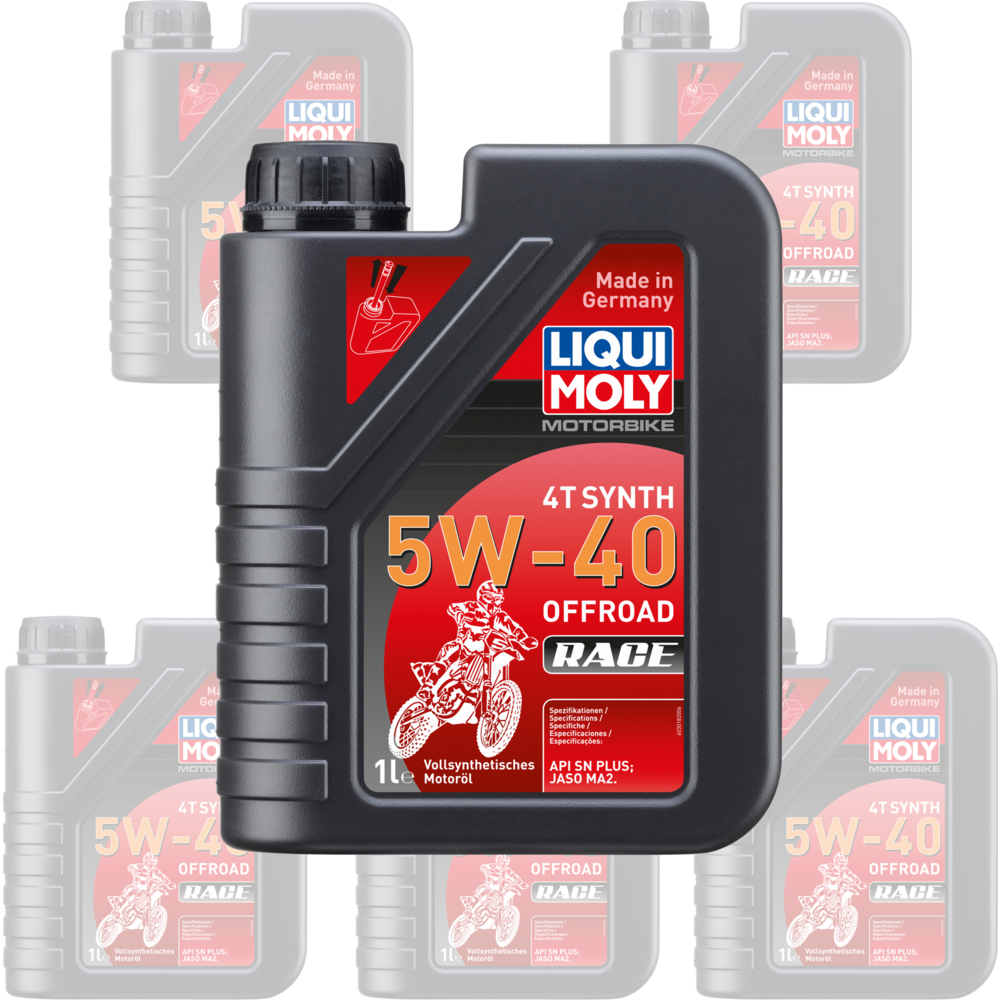 Liqui Moly 4 Stroke Fully Synthetic Offroad Race 5W-40 Oil - Box of 6