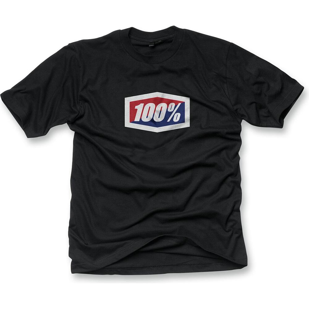 100% Official T-Shirt Black / Blue / Red / White