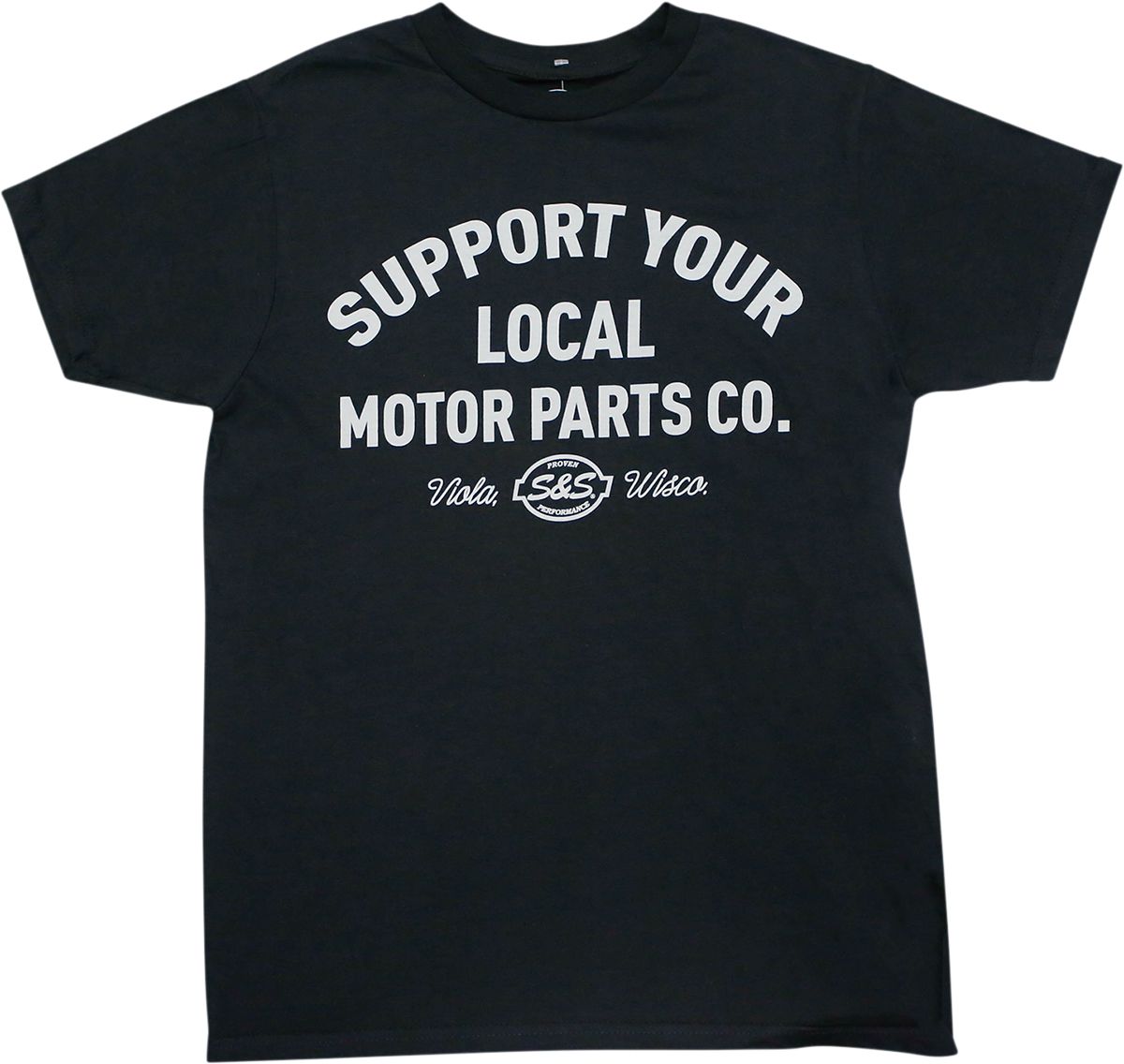 S&S Cycle Support T-Shirt Black