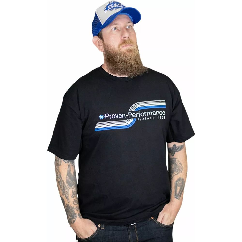 S&S Cycle Proven-Performance T-Shirt Black