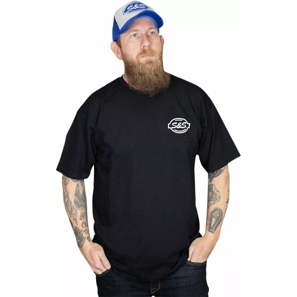 S&S Cycle Sidewinder T-Shirt Black