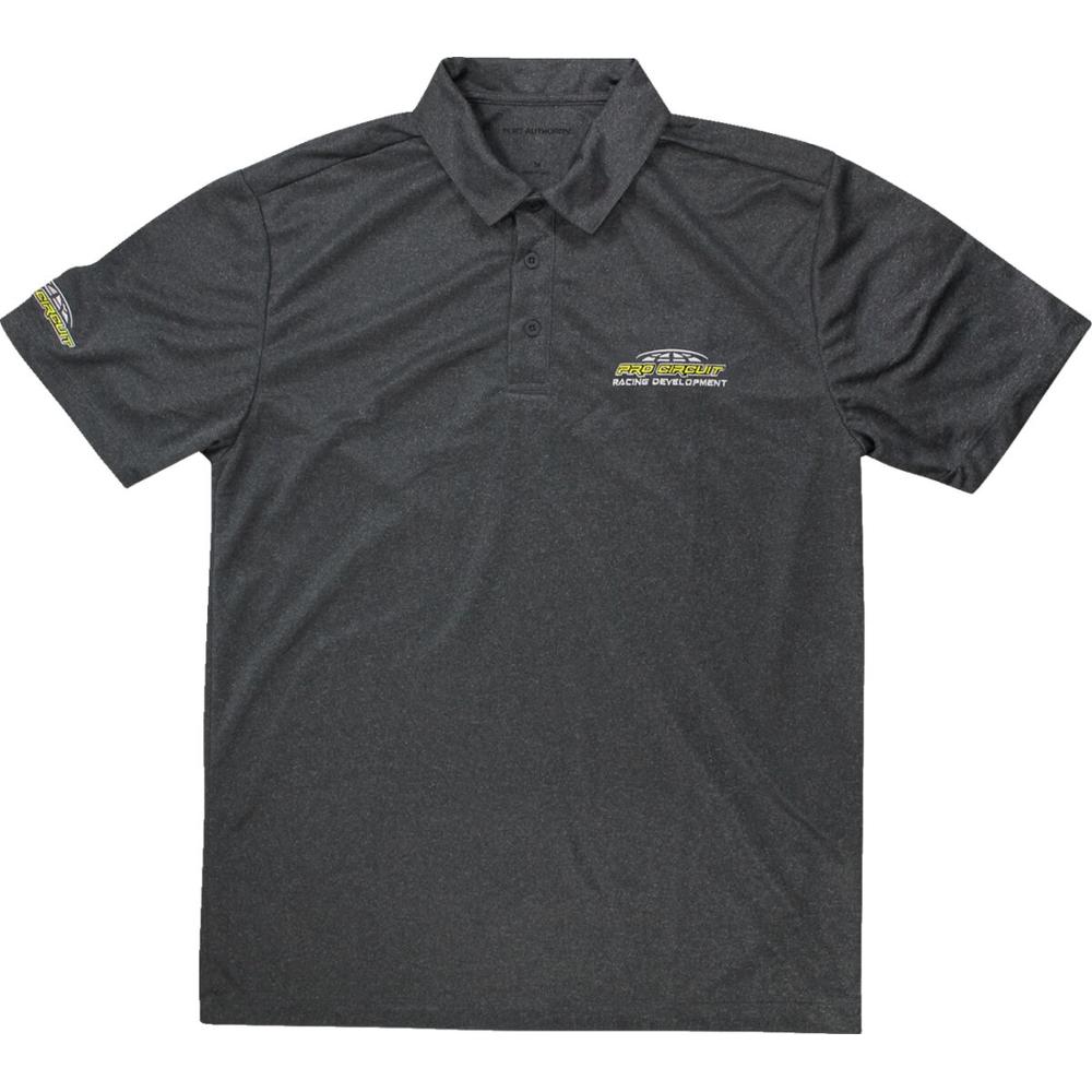 Pro Circuit Polo T-Shirt Grey  - FREE UK Shipping, FREE 365 Day Returns | Moto Central