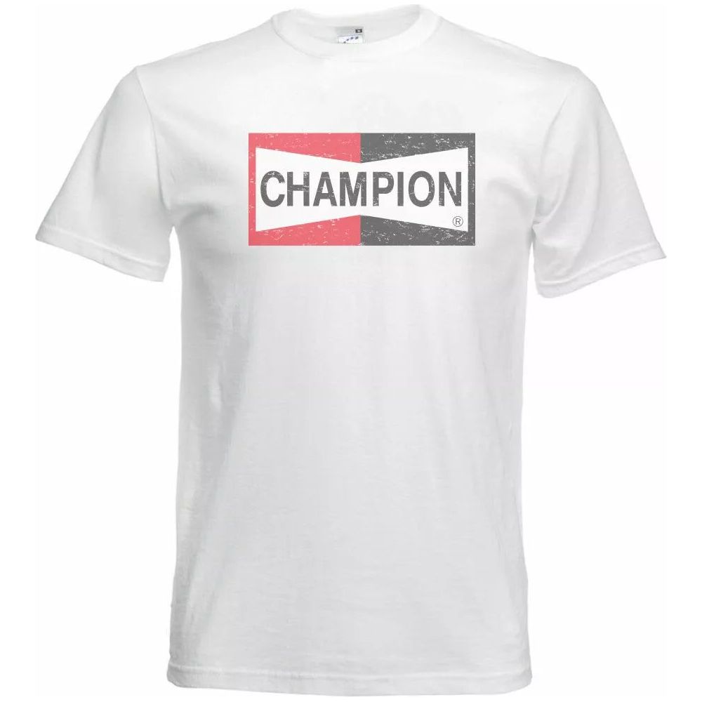 Champion Cotton Short-Sleeves Adult T-Shirt White