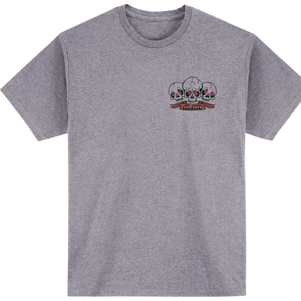 Icon Stick-N-Poke T-Shirt Ash Heather Grey