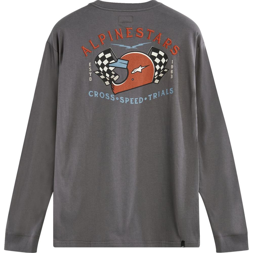 Alpinestars Full Face Long Sleeves T-Shirt Charcoal