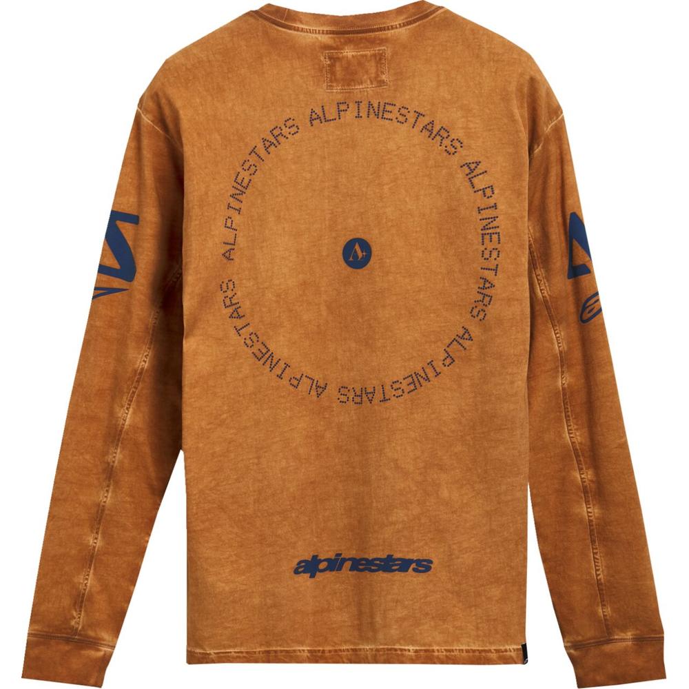 Alpinestars Nook Knit Long Sleeves T-Shirt Blue / Brown