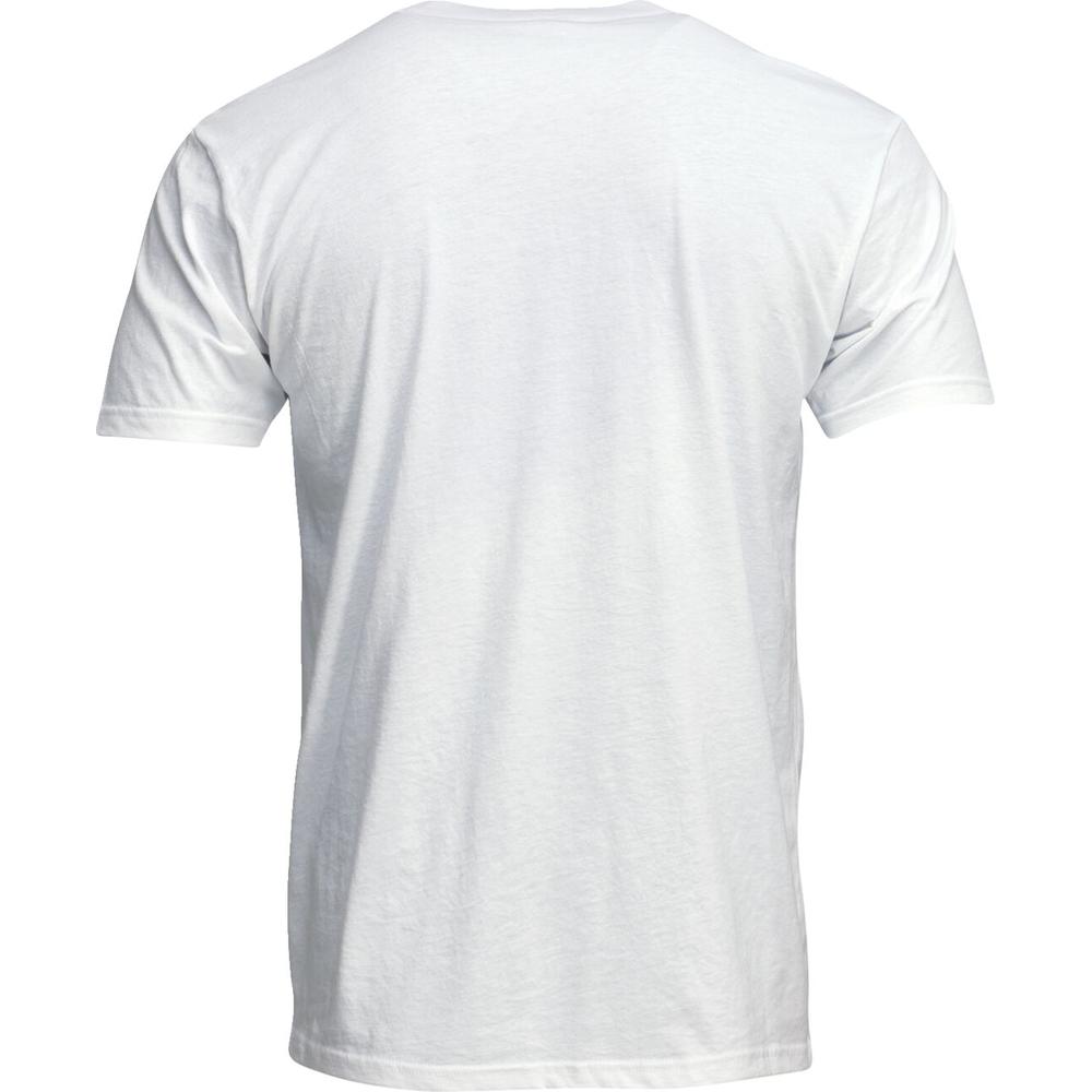 Thor Stamped T-Shirt White - FREE UK Shipping, FREE 365 Day Returns | Moto Central