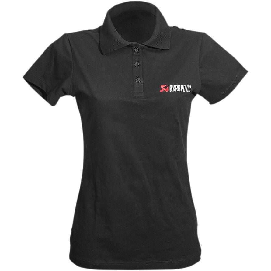 Akrapovic Ladies Polo T-Shirt Black / Red