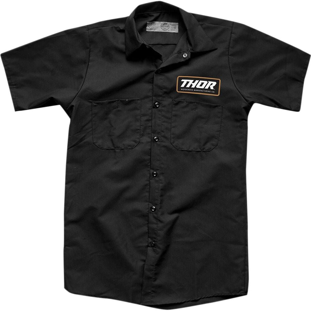 Thor Standard S9 Work Shirt Black - FREE UK Shipping, FREE 365 Day Returns | Moto Central