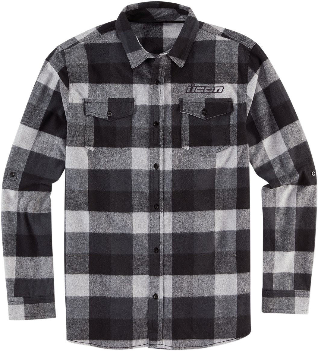 Icon Feller Flannel Shirt Black / Grey