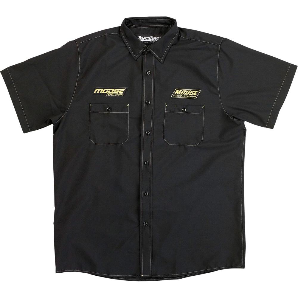 Moose Racing Racing Shop Shirt Black - FREE UK Shipping, FREE 365 Day Returns | Moto Central