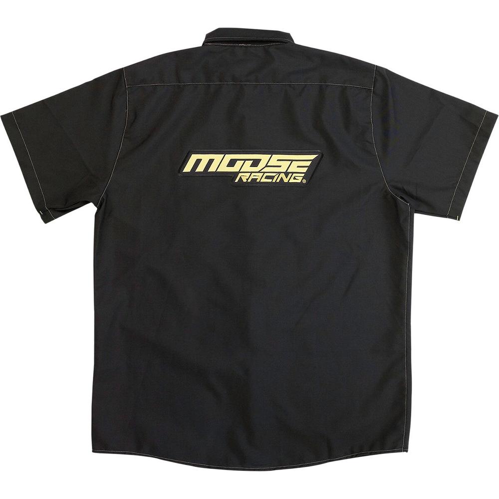 Moose Racing Racing Shop Shirt Black - FREE UK Shipping, FREE 365 Day Returns | Moto Central