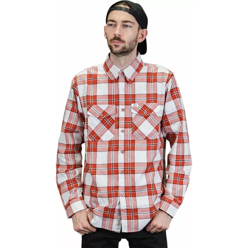 S&S Cycle Tramp Button Down Flannel Shirt