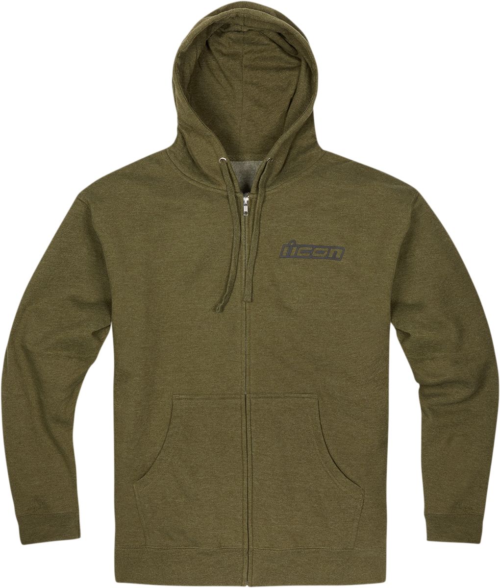 Icon ClasZip Hoodie Green