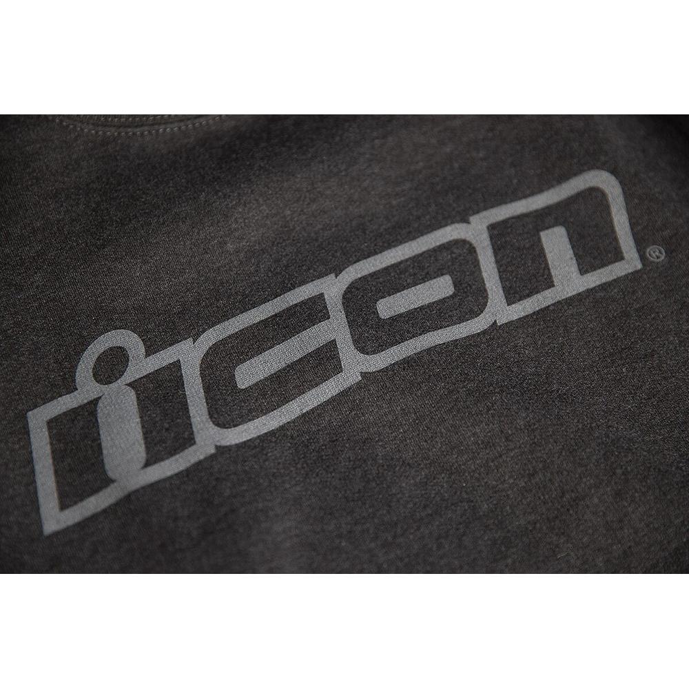 Icon Slant Crewneck Sweatshirt Charcoal - FREE UK Shipping, FREE 365 Day Returns | Moto Central