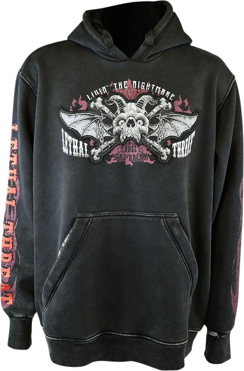 Lethal Threat Livin' the Nightmare Hoodie Black