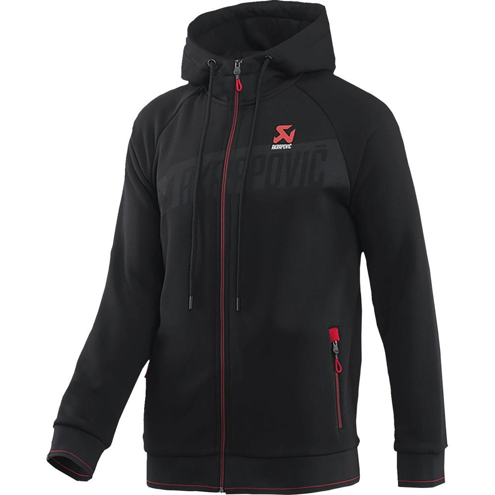 Akrapovic Corpo Full-Zip Hoodie Black