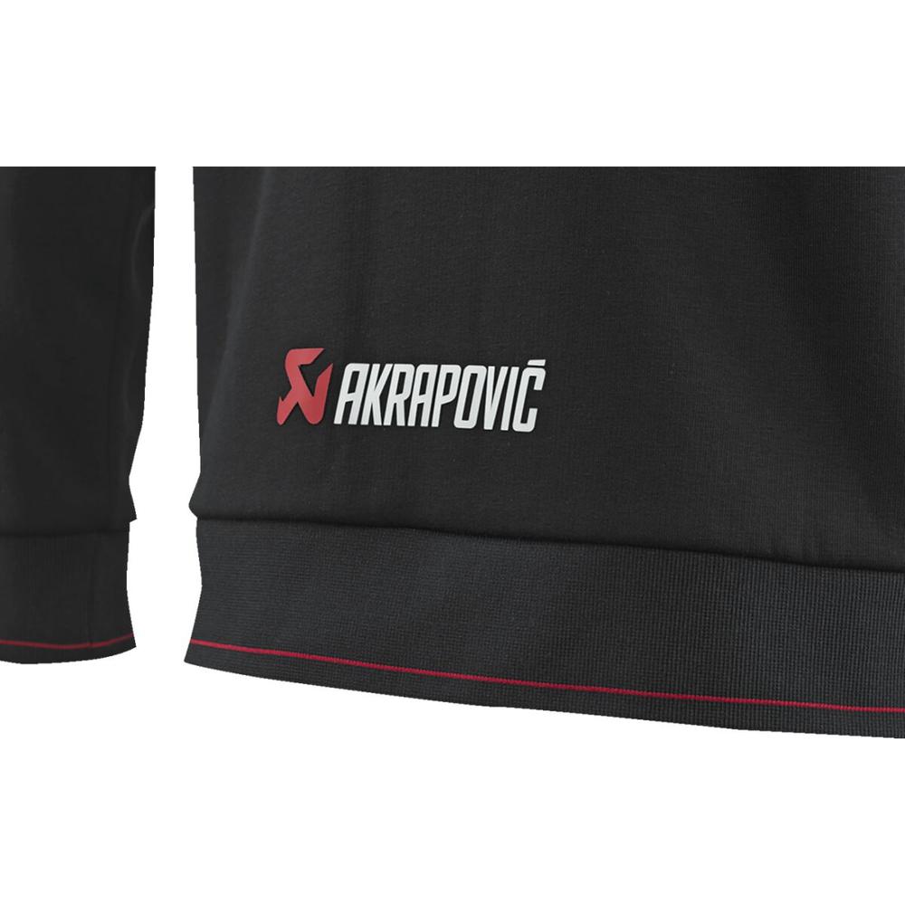 Akrapovic Corpo Full-Zip Hoodie Black - FREE UK Shipping, FREE 365 Day Returns | Moto Central