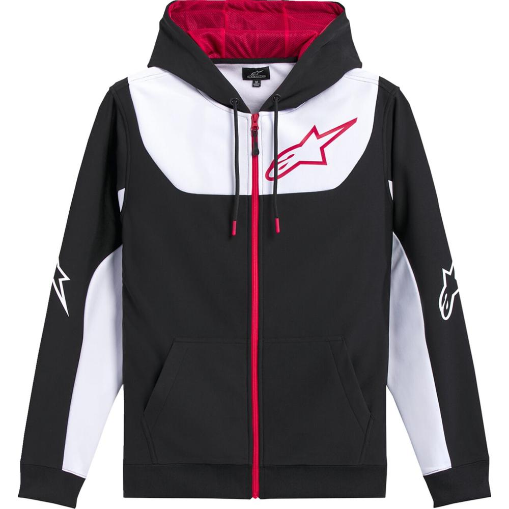 Alpinestars Sessions V3 Zip Hoodie Black / White / Red