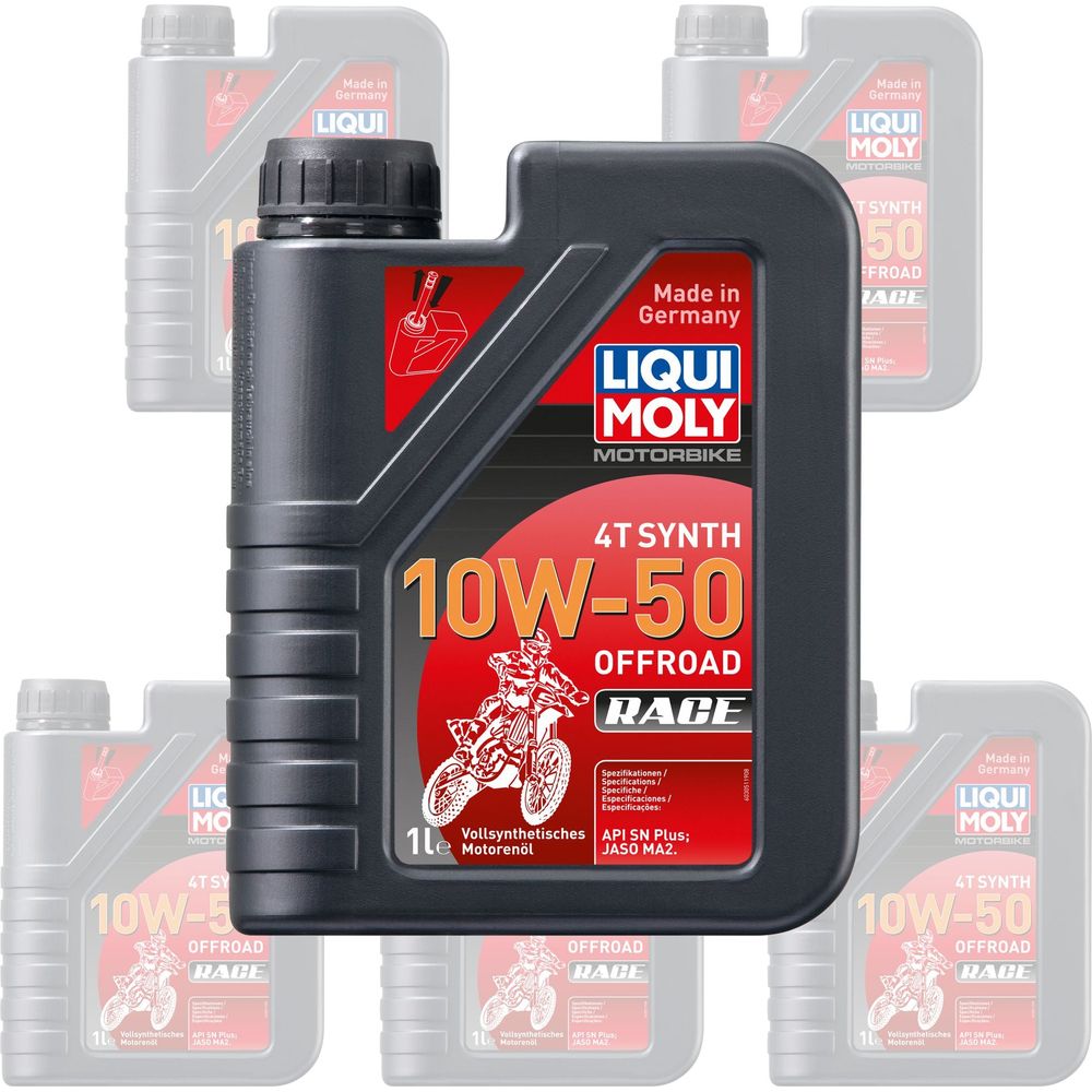 Liqui Moly 4 Stroke Fully Synthetic Offroad Race 10W-50 Oil - Box of 6