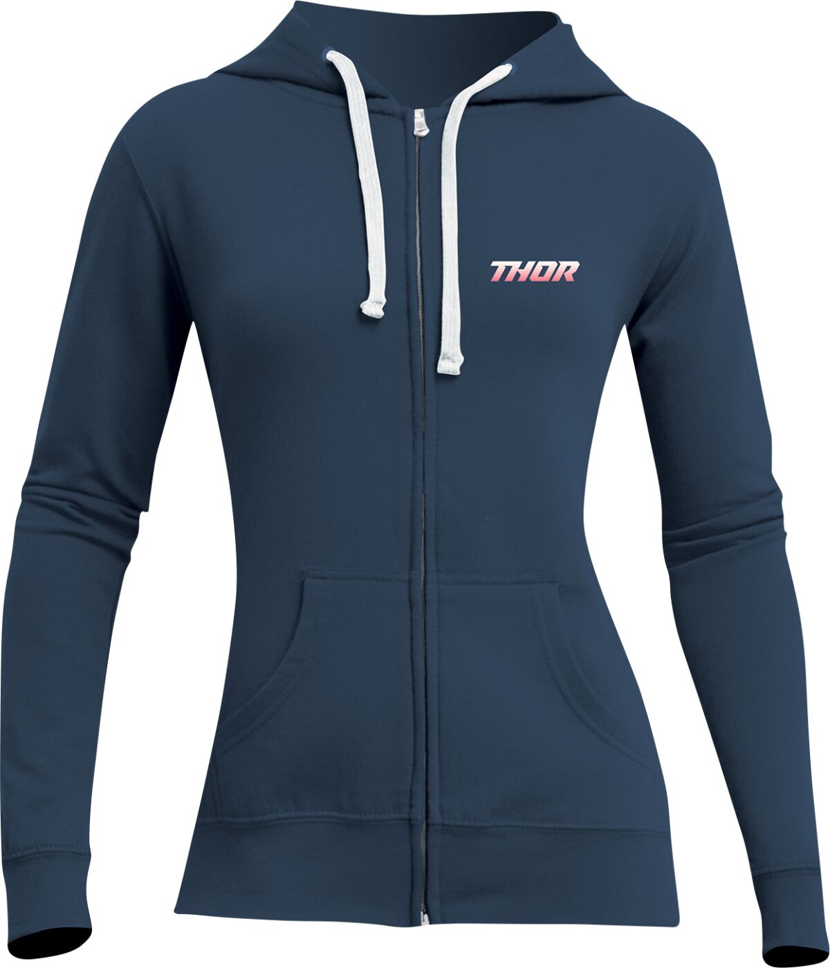 Thor Halo Zip-Up Ladies Hooded Sweatshirt Navy