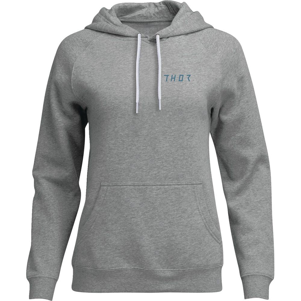 Thor Trax Ladies Pullover Hoodie Heather Grey