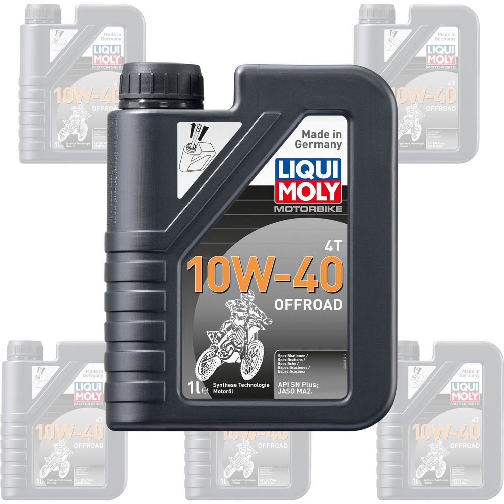 Liqui Moly 4 Stroke Semi Synthetic Offroad Race 10W-40 Oil - Box of 6